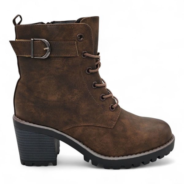 TTP Women's Lace up Ankle Boots with Side Zipper HTM-5 - Image 13