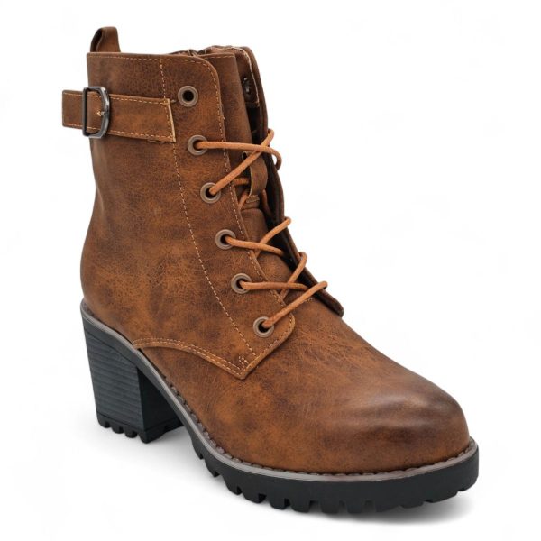 TTP Women's Lace up Ankle Boots with Side Zipper HTM-5 - Image 5