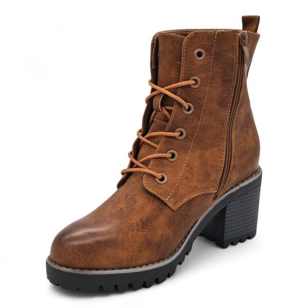 TTP Women's Lace up Ankle Boots with Side Zipper HTM-5 - Image 4