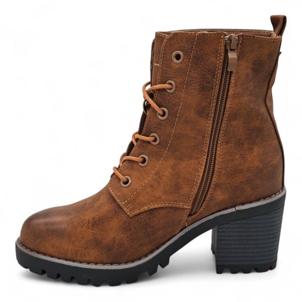 TTP Women's Lace up Ankle Boots with Side Zipper HTM-5 - Image 3