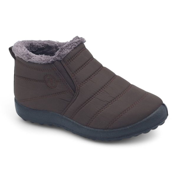 TTP Women Pull On Polar Ankle Boots With Fur Lining M351 - Image 13