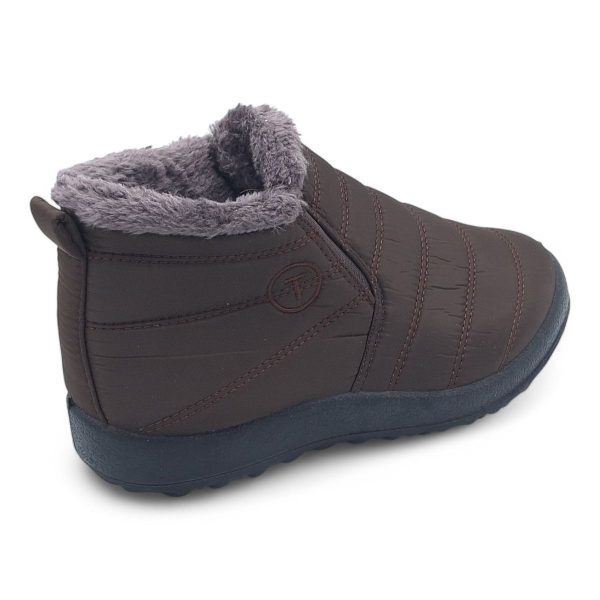 TTP Women Pull On Polar Ankle Boots With Fur Lining M351 - Image 9