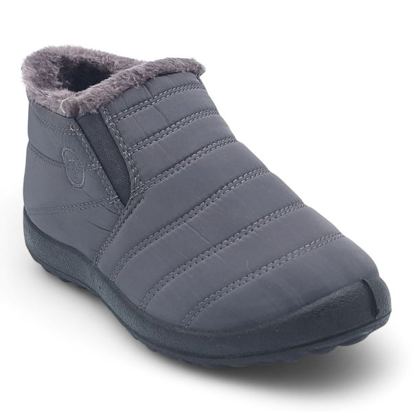 TTP Women Pull On Polar Ankle Boots With Fur Lining M351 - Image 6