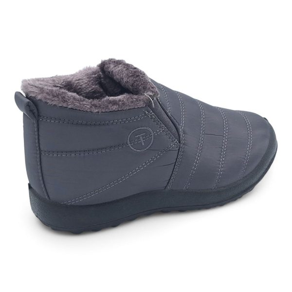 TTP Women Pull On Polar Ankle Boots With Fur Lining M351 - Image 3