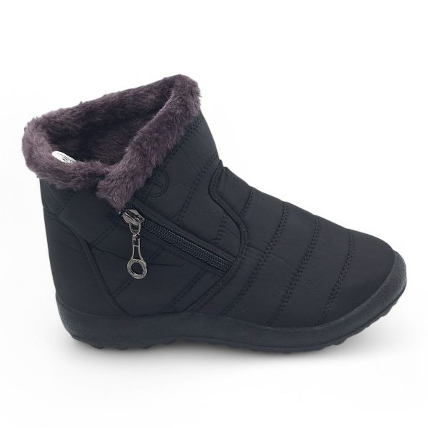 TTP Women Polar Ankle Boot with Side Zipper and Fur Lining M550 - Image 2