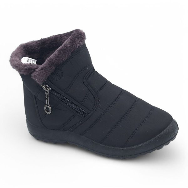 TTP Women Polar Ankle Boot with Side Zipper and Fur Lining M550 - Image 18