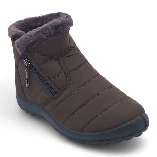 TTP Women Polar Ankle Boot with Side Zipper and Fur Lining M550 - Image 12