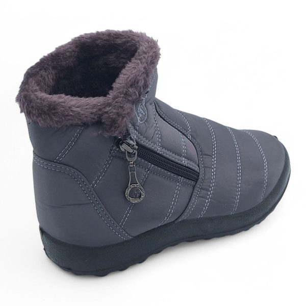 TTP Women Polar Ankle Boot with Side Zipper and Fur Lining M550 - Image 3