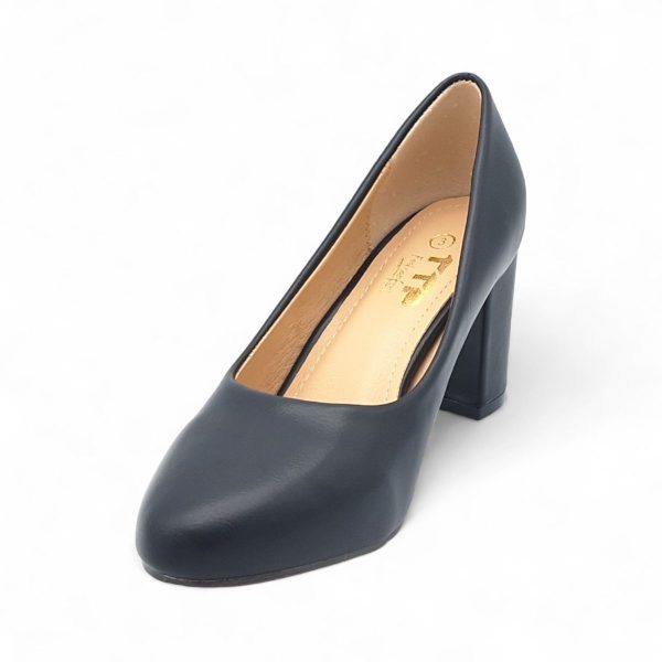 TTP Women Elegant PU Block Heels JSF78 - Image 35