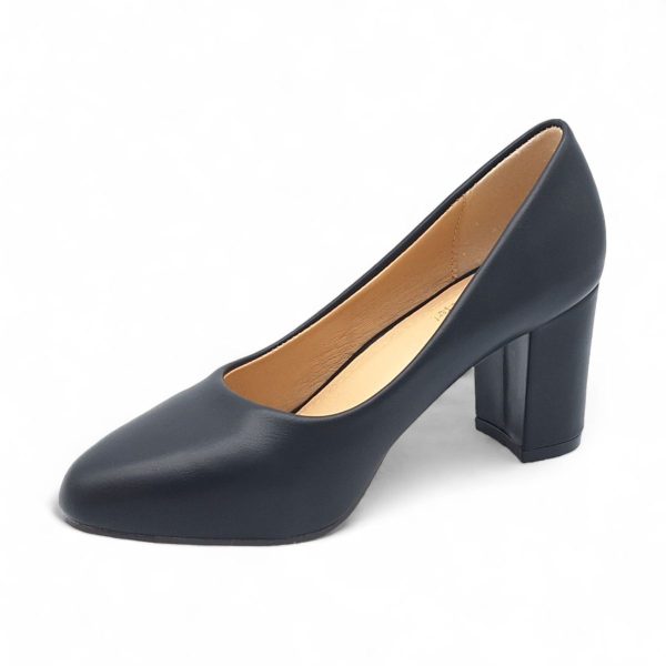 TTP Women Elegant PU Block Heels JSF78 - Image 34