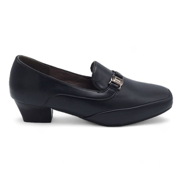 TTP Women Square Toe PU Block Heels - Image 2