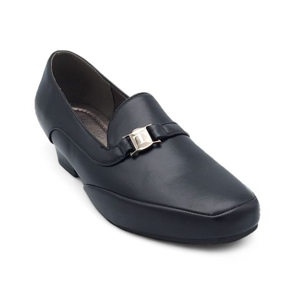 TTP Women Square Toe PU Block Heels - Image 6