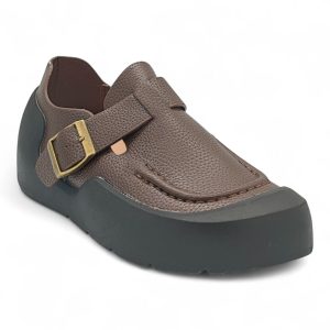 TTP Women's Moccasin-Styled Mary Jane Platform Casual Shoe BKHT03