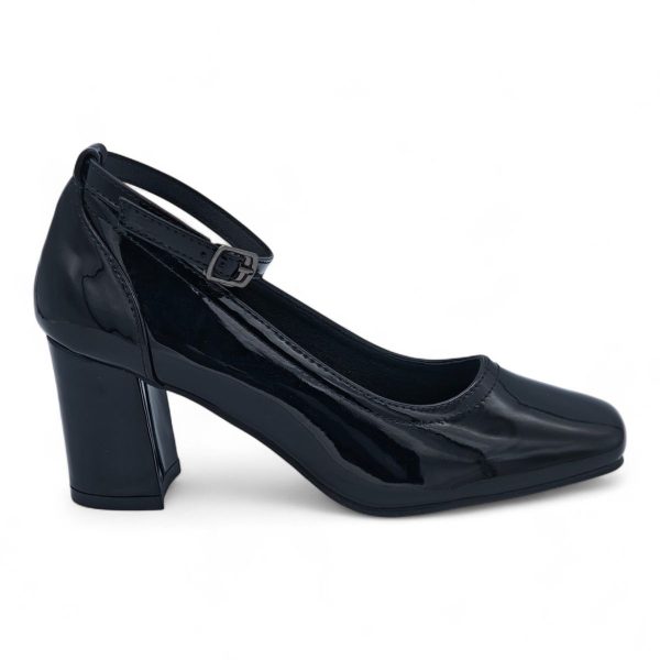 TTP Women's Patent Block Heel L1059-1 - Image 2