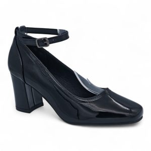 TTP Women's Patent Block Heel L1059-1