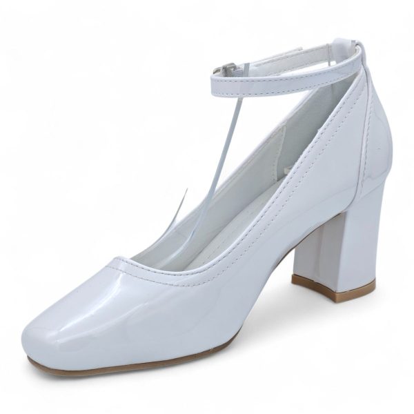 TTP Women's Patent Block Heel L1059-1 - Image 4
