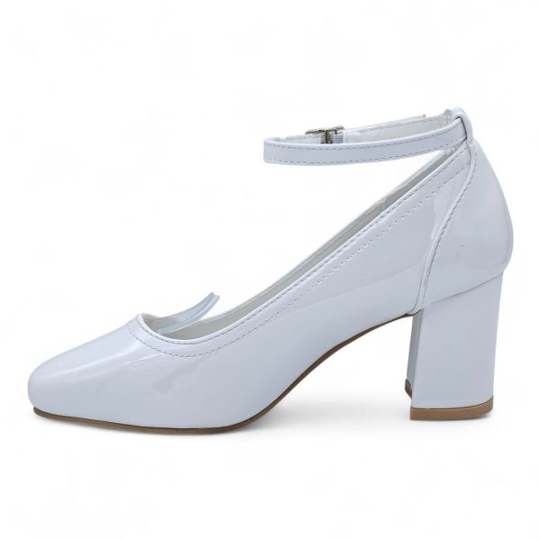 TTP Women's Patent Block Heel L1059-1 - Image 3
