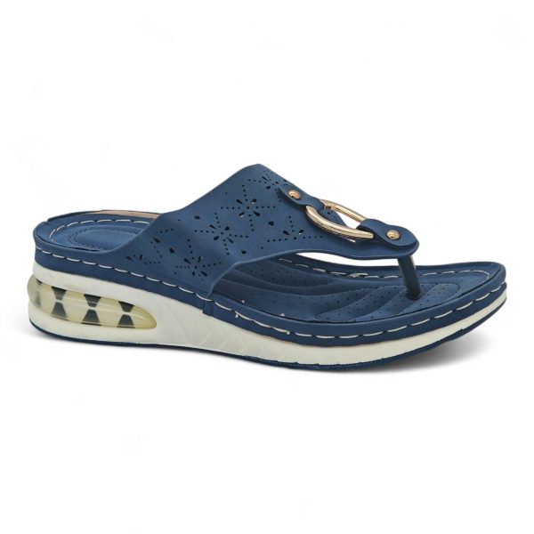 Women's Wedge Sandal - Floral Cut-Out Design CY2025 - Image 15