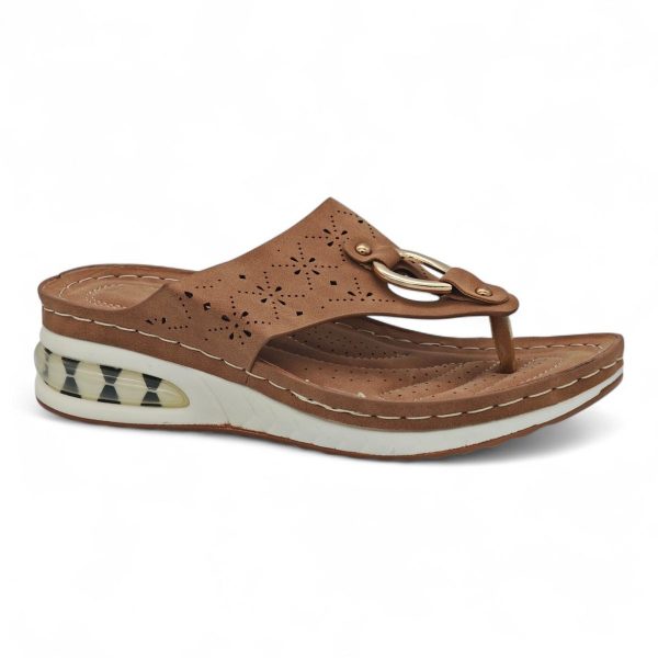 Women's Wedge Sandal - Floral Cut-Out Design CY2025 - Image 20