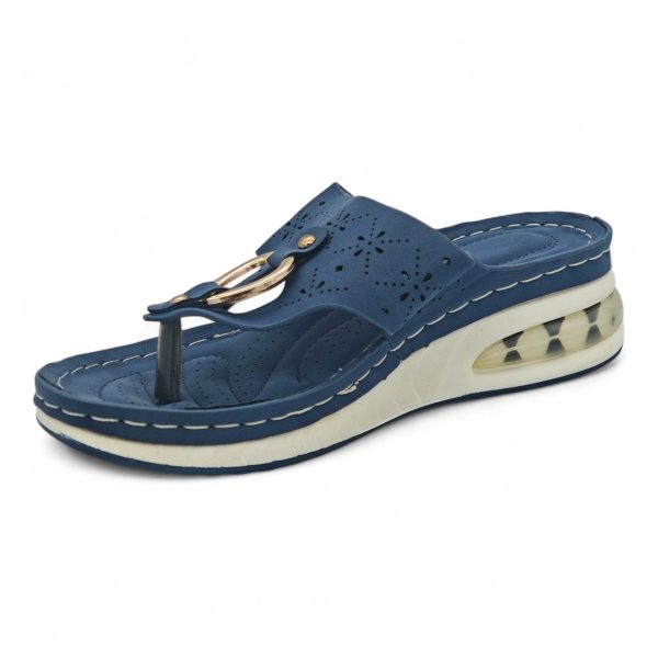 Women's Wedge Sandal - Floral Cut-Out Design CY2025 - Image 13