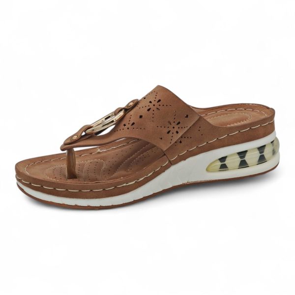 Women's Wedge Sandal - Floral Cut-Out Design CY2025 - Image 18