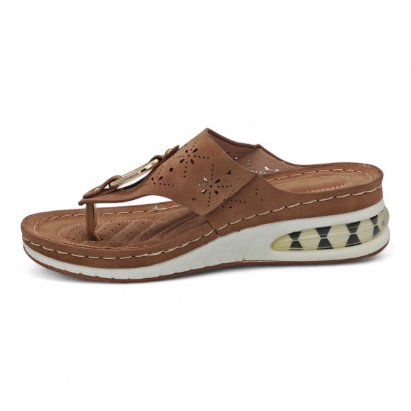 Women's Wedge Sandal - Floral Cut-Out Design CY2025 - Image 17