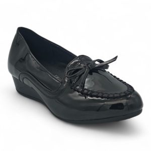 TTP Women's Patent Loafer Wedge HT250705-2