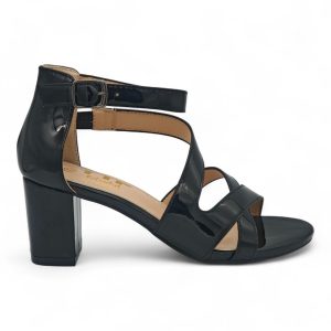 Alternative view of Patent TTP Block-Heel Sandal with Crisscross Straps JSF142