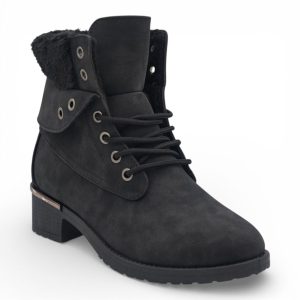TTP Women's PU Suede Winter Ankle Boot