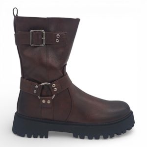 TTP Women's Buckle Strap Mid-Calf Boot MC0003