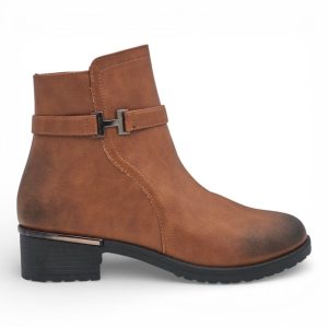 TTP Women's Round Toe Ankle Boot MC0006