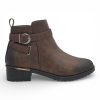 TTP Women's Ankle Boot with Buckle Decor MC0007