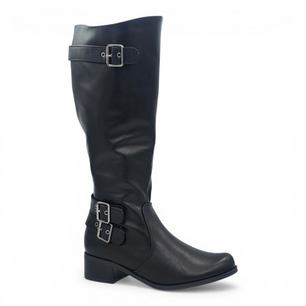 Aixir Women's Mid-Calf Buckle Boot PSL4283 - Image 7