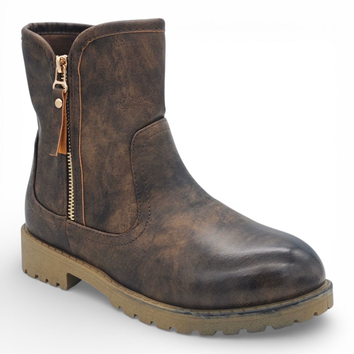 TTP Women's Ankle Boot with Side Zipper MC501 - Image 10