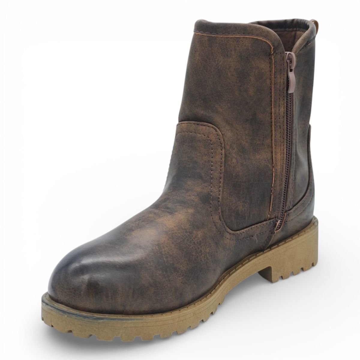 TTP Women's Ankle Boot with Side Zipper MC501 - Image 9