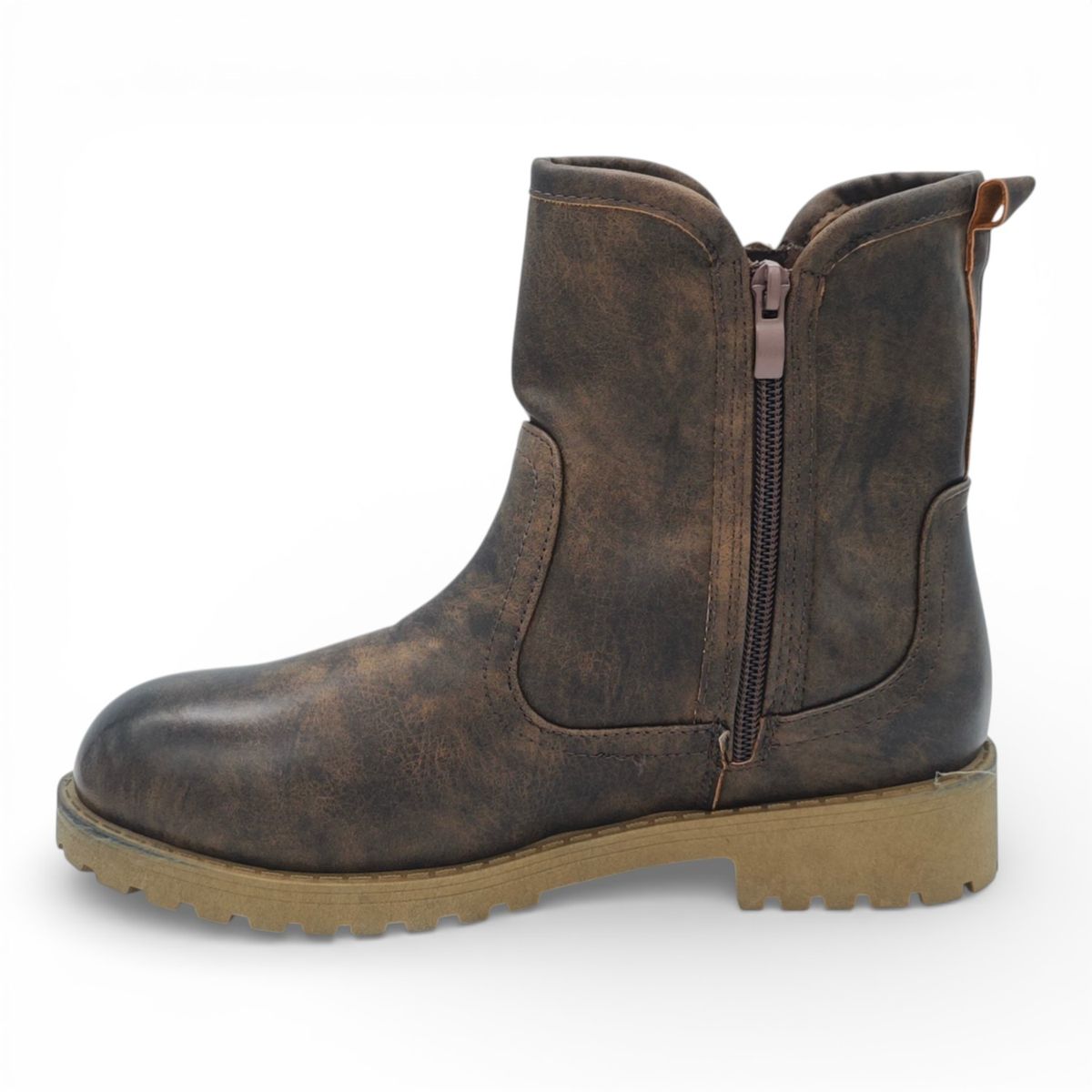 TTP Women's Ankle Boot with Side Zipper MC501 - Image 8