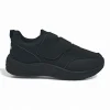 TTP Women's Comfort Strap Sneaker JY-01 in Black